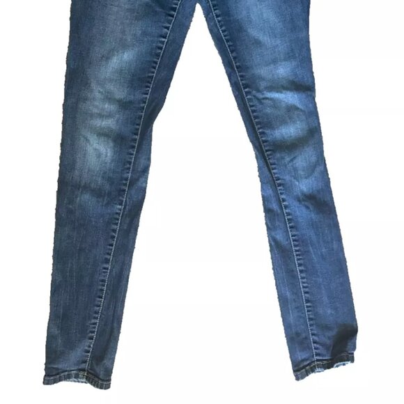 Aeropostale Jeans Womens Size 1/2 Lola Cropped Jegging Low RiseBlue Denim - Picture 8 of 8